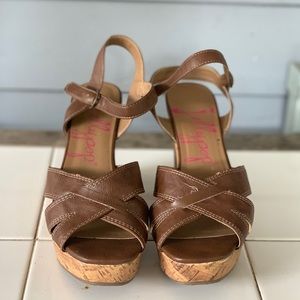 Brown Platform Wedges